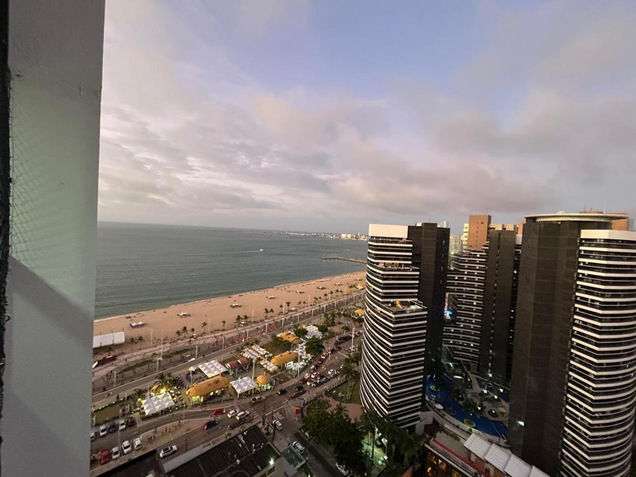 1901 - Apto Com Dois Quartos E Vista Mar Fortaleza  Bagian luar foto